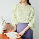 2WAYシアージャカードブラウス | GeeRA | 詳細画像8