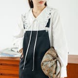 レース刺しゅう衿ブラウス | GeeRA | 詳細画像1