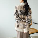 ジャカードチェックニットカーディガン | GeeRA | 詳細画像14