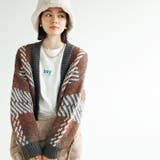 ジャカードチェックニットカーディガン | GeeRA | 詳細画像19