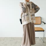 ジャカードチェックニットカーディガン | GeeRA | 詳細画像6