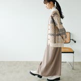 ジャカードチェックニットカーディガン | GeeRA | 詳細画像8