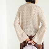 クロシェ風モヘアタッチニット | GeeRA | 詳細画像3 