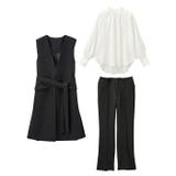 ノーカラージレパンツスーツセット<UV対策・防シワ・ストレッチ> | GeeRA | 詳細画像32