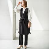 ノーカラージレパンツスーツセット<UV対策・防シワ・ストレッチ> | GeeRA | 詳細画像16