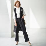 ノーカラージレパンツスーツセット<UV対策・防シワ・ストレッチ> | GeeRA | 詳細画像17