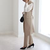 ノーカラージレパンツスーツセット<UV対策・防シワ・ストレッチ> | GeeRA | 詳細画像12