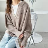 ベージュ | 【Ｕ．Ｓ．ＰＯＬＯ ＡＳＳＮ．】ポロデザインニット | GeeRA