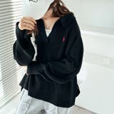ブラック | 【Ｕ．Ｓ．ＰＯＬＯ ＡＳＳＮ．】ポロデザインニット | GeeRA