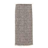 ネイビー | ファンシーツイードタイトスカート | GeeRA