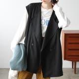 ダブルデザインベスト【セットアップ対応】 | GeeRA | 詳細画像1 