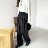 ハイウエストスラックスパンツ | GeeRA | 詳細画像14 