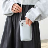 パール調ショルダー付スマホバッグ | GeeRA | 詳細画像6 