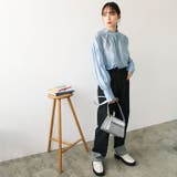 シアー素材ボリュームスリーブブラウス | GeeRA | 詳細画像13