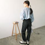 シアー素材ボリュームスリーブブラウス | GeeRA | 詳細画像15