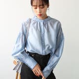 シアー素材ボリュームスリーブブラウス | GeeRA | 詳細画像17