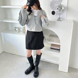 柔らか素材深Vネックスウェット | GeeRA | 詳細画像3