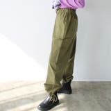 さらっと綿素材ワイドカーゴパンツ | GeeRA | 詳細画像13 