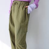 さらっと綿素材ワイドカーゴパンツ | GeeRA | 詳細画像16 