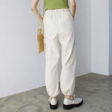 さらっと綿素材ワイドカーゴパンツ | GeeRA | 詳細画像4 