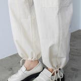 さらっと綿素材ワイドカーゴパンツ | GeeRA | 詳細画像5 