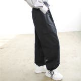 さらっと綿素材ワイドカーゴパンツ | GeeRA | 詳細画像8 