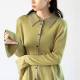 ポロ衿配色ニットカーディガン | GeeRA | 詳細画像11