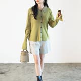 ポロ衿配色ニットカーディガン | GeeRA | 詳細画像13