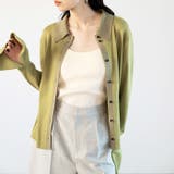 ポロ衿配色ニットカーディガン | GeeRA | 詳細画像19