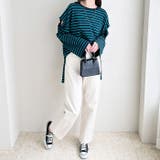 カラバリ豊富な袖スリットボーダーカットソー | GeeRA | 詳細画像26