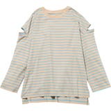 カラバリ豊富な袖スリットボーダーカットソー | GeeRA | 詳細画像33