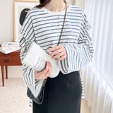 カラバリ豊富な袖スリットボーダーカットソー | GeeRA | 詳細画像13