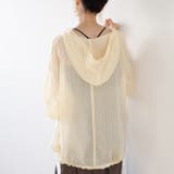 シアー素材ストライプアノラックパーカー | GeeRA | 詳細画像12 