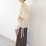 シアー素材ストライプアノラックパーカー | GeeRA | 詳細画像16 