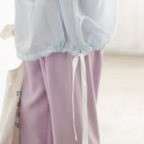 シアー素材ストライプアノラックパーカー | GeeRA | 詳細画像9 