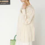 リボン付スキッパーブラウス | GeeRA | 詳細画像6