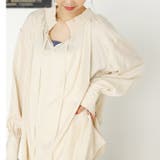 リボン付スキッパーブラウス | GeeRA | 詳細画像7