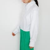 ストライプ柄衿付ショート丈シャツ | GeeRA | 詳細画像8 