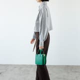 ストライプ柄衿付ショート丈シャツ | GeeRA | 詳細画像5 