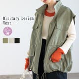 ミリタリーデザインベスト | GeeRA | 詳細画像1 