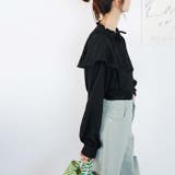 ワッシャー素材フリル衿シャツブラウス | GeeRA | 詳細画像13