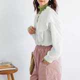 ワッシャー素材フリル衿シャツブラウス | GeeRA | 詳細画像17