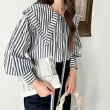 ケープ衿シャツブラウス | GeeRA | 詳細画像18