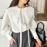 ケープ衿シャツブラウス | GeeRA | 詳細画像27