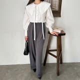 ケープ衿シャツブラウス | GeeRA | 詳細画像29