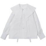 ケープ衿シャツブラウス | GeeRA | 詳細画像43