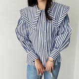 ケープ衿シャツブラウス | GeeRA | 詳細画像2