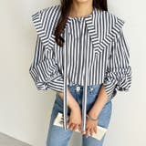 ケープ衿シャツブラウス | GeeRA | 詳細画像15