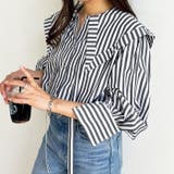 ケープ衿シャツブラウス | GeeRA | 詳細画像16