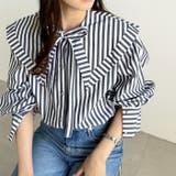 ブラック系 | ケープ衿シャツブラウス | GeeRA